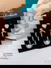 AD Diamond Rose Gold And Silver Fancy Earrings 2 Wholesalers In Delhi
